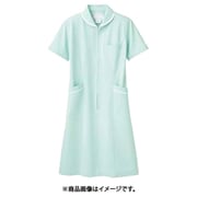 ナースワンピース(レディス・半袖) 3L ミント/白 73-1558