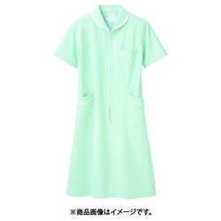 ナースワンピース（レディス・半袖） 4L ミント/白 73-1558