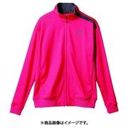 トレーニングジャケット(兼用・長袖) LL チェリー×チャコール CHM507-2493