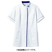 ジャケット(レディス・半袖) 7L 白/ネイビー 73-2068