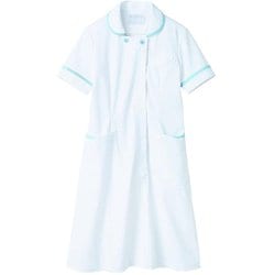 ナースワンピース 9L ホワイト×サックス 73-1794