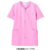 スクラブ(レディス・半袖) 9L ピンク/ワイン 73-2072