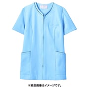 スクラブ(レディス・半袖) 9L ブルー/ネイビー 73-2074
