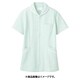 ナースジャケット（レディス・半袖） L ミント/白 73-1568