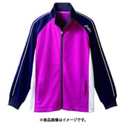 トレーニングジャケット(兼用・長袖) 3L ピンク×ネイビー CHM511-5024