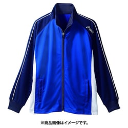 トレーニングジャケット（兼用・長袖） SS ブルー×ネイビー CHM511-5045