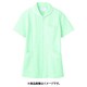 ナースジャケット（レディス・半袖） 8L ミント/白 73-1568