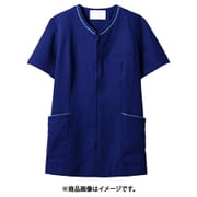 スクラブ(レディス・半袖) 5L ネイビー/ブルー 73-2078
