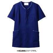 スクラブ(レディス・半袖) 9L ネイビー/ブルー 73-2078