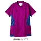 スクラブ（レディス・半袖） L バーガンディ/ネイビー CHM356-89