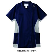 スクラブ(レディス・半袖) 3L ネイビー/グレー CHM356-90