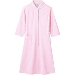 ナースワンピース（半袖） 7L ピンク/白 73-1683