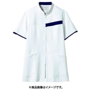 ジャケット(レディス・半袖) S 白/ネイビー 73-2088