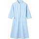 ナースワンピース（半袖） M サックス/白 73-1685