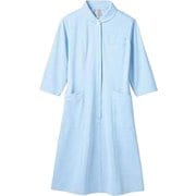 ナースワンピース(半袖) 3L サックス/白 73-1685