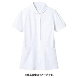 ナースジャケット（半袖） L 白 73-1692