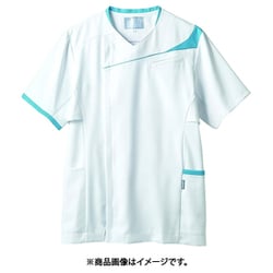 スクラブ（メンズ・半袖） M ホワイト CHM854-0104