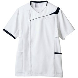 スクラブ（メンズ・半袖） 3L ホワイト CHM854-0109