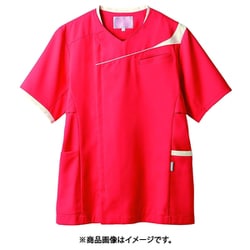 スクラブ（メンズ・半袖） M シャインレッド CHM854-2105