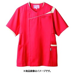 スクラブ（メンズ・半袖） LL シャインレッド CHM854-2105
