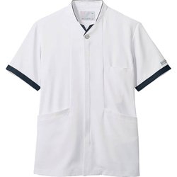 ジャケット（メンズ・半袖） S 白×ネイビー PP202-19