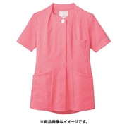 ナースジャケット(レディス・半袖) 9L コーラルピンク PP301-20