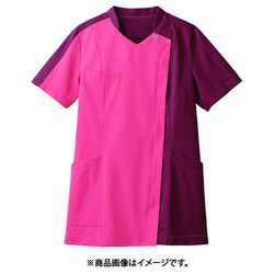 住商モンブラン スクラブ レディス 半袖 ローズ ピンク L LW611-22 住商モンブラン スクラブ レディス 半袖 ローズレッド