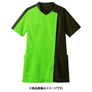 スクラブ（レディス・半袖） 8L リーフグリーン 73-2238
