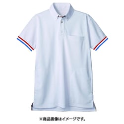 ポロシャツ（男女兼用・半袖） LL 白 72-471