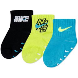 3PK GRIPPER ベビー ソックス ブラック（023） サイズ6-12M（8-10cm） NN1252