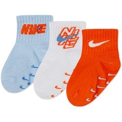 3PK GRIPPER ベビー ソックス ライトブルー（G25） サイズ6-12M（8-10cm） NN1252