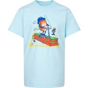 NIKE SCOOTER TEE キッズ トップス 半袖 ライトBU(G25) 110cm 86N061