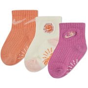 SWOOSH 3PK SOCKS ベビー ソックス OR(N8N) サイズ6-12M(8-10cm) NN1239