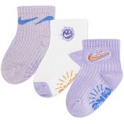 SWOOSH 3PK SOCKS ベビー ソックス パープル(P6I) サイズ6-12M(8-10cm) NN1239
