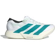 アディゼロ アディオス プロ 4 メンズ ランニングシューズ Cloud White/Pure Teal/Carbon 26cm JR1267