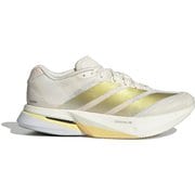 アディゼロ ボストン 13 レディース ランニングシューズ Chalk White/Gold Metallic /Orange Tint 23cm JS4952