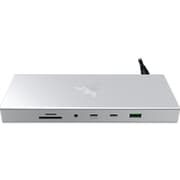 RAZER USB4 DOCK Mercury White PC&Mac用 ドッキングステーション USB Type C(USB4) ポート経由接続 シルバーカラー RC21-02280200-R3J1