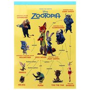 限定 メモA6 ディズニーキャラクター相関図 ズートピア S2848325