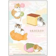 限定 クリアファイルA5W mofusand10 和菓子 S2174413