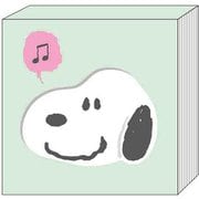 限定 窓付スクエアメモ WOODSTOCK＆SNOOPY スヌーピー S2848481