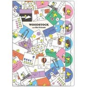 限定 ダイカットクリアファイル5P WOODSTOCK＆SNOOPY コミック S2174200