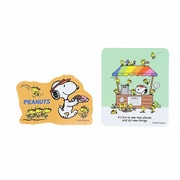 限定 ステッカー2枚セット WOODSTOCK&SNOOPY カフェスタンド S8813477