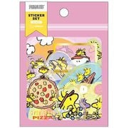 限定 ステッカーセット WOODSTOCK＆SNOOPY ピンク S8813493