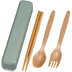 HAKOYA さっと洗える弁当箱 プレミアム スリムトリオセット カーキグリーン