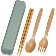 HAKOYA さっと洗える弁当箱 プレミアム スリムトリオセット カーキグリーン