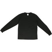 ドライスムース長袖Tシャツ Lサイズ 002.ブラック ua570901