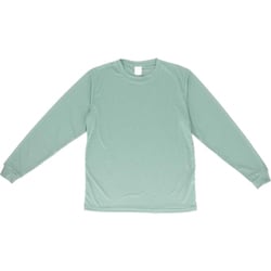 ドライスムース長袖Tシャツ Mサイズ 269.スモーキーグリーン ua570901