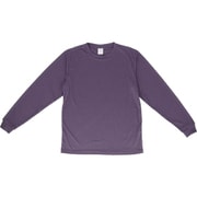 ドライスムース長袖Tシャツ Sサイズ 943.グレイッシュパープル ua570901