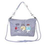 撥水加工刺繍ワッシャーバッグ パラコードポシェット ポシェット アニマルモード/グレー washaparap 24-7596