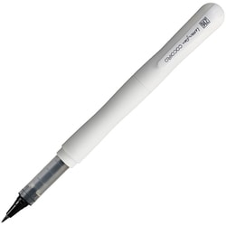 ZIG レターペン COCOIRO 極細ブラック WHITE LPCF010-01
